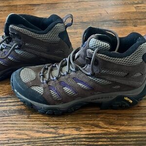 Merrell Brown and Purple Hiking Boots